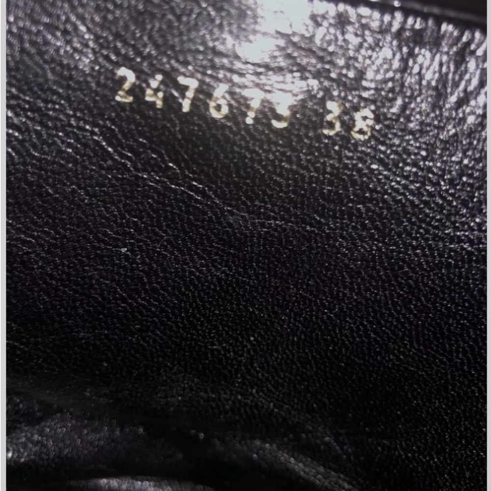 Gucci black pant leather 2 inch booties in the box - Picture 2 of 12